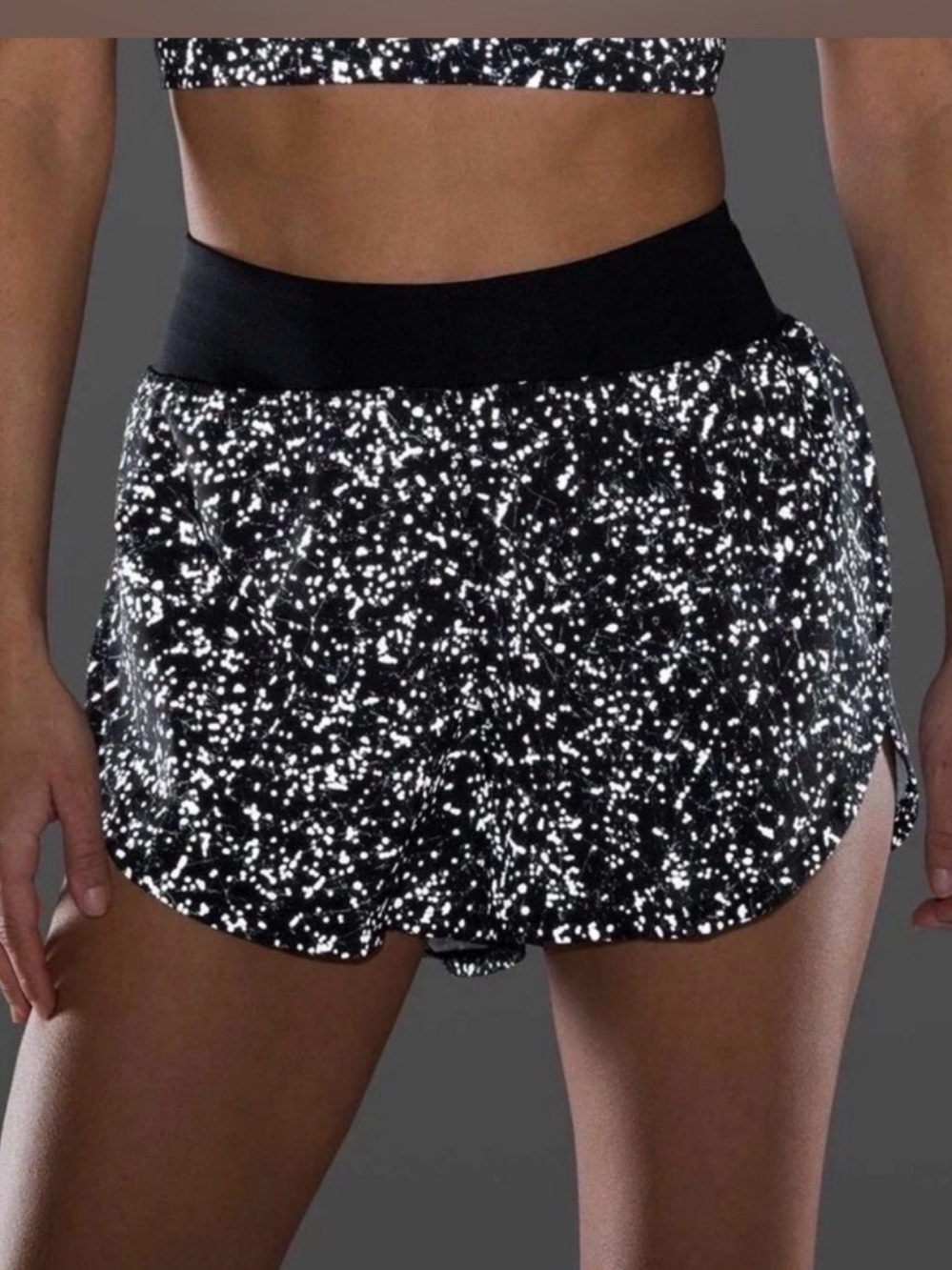 Lululemon reflective fast n free split shirts
